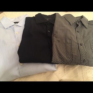 3 Banana Republic Dress Shirts
